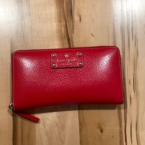 Red Kate Spade Wallet